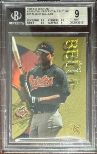 Albert Belle | 1999 E-X Century Essential Credentials Future 03/94 | BGS 9 (Pop 1, None Higher – Only BGS&nbsp;Slab)