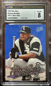Albert Belle | 1997 Ultra Platinum Medallion #P411 | CSG 8 (Pop&nbsp;1)