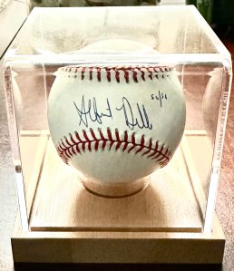 Albert Belle | Autographed Official Bobby Brown-Era AL Baseball | Autographed w/ “50/50” Inscription|&nbsp;Raw