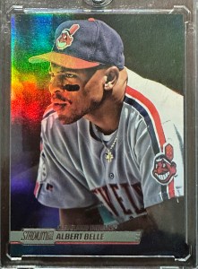 Albert Belle | 2014 Stadium Club Rainbow Foilboard 08/25 | Jersey #&nbsp;Match