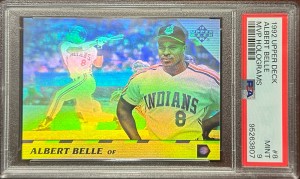 Albert Belle | 1992 Upper Deck MVP Holograms #8 | PSA 9 (Pop 3, 2&nbsp;Higher)