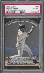 Albert Belle | 2000 Ultra Platinum Medallion 37/50 | PSA 8 (Pop 1, Highest&nbsp;Graded)